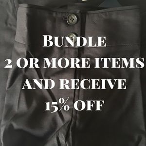 Don’t forget to Bundle your items